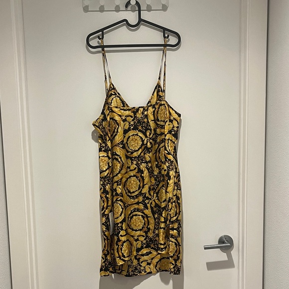 Versace Barocco Silk Pajama Slip Dress - Picture 8 of 9